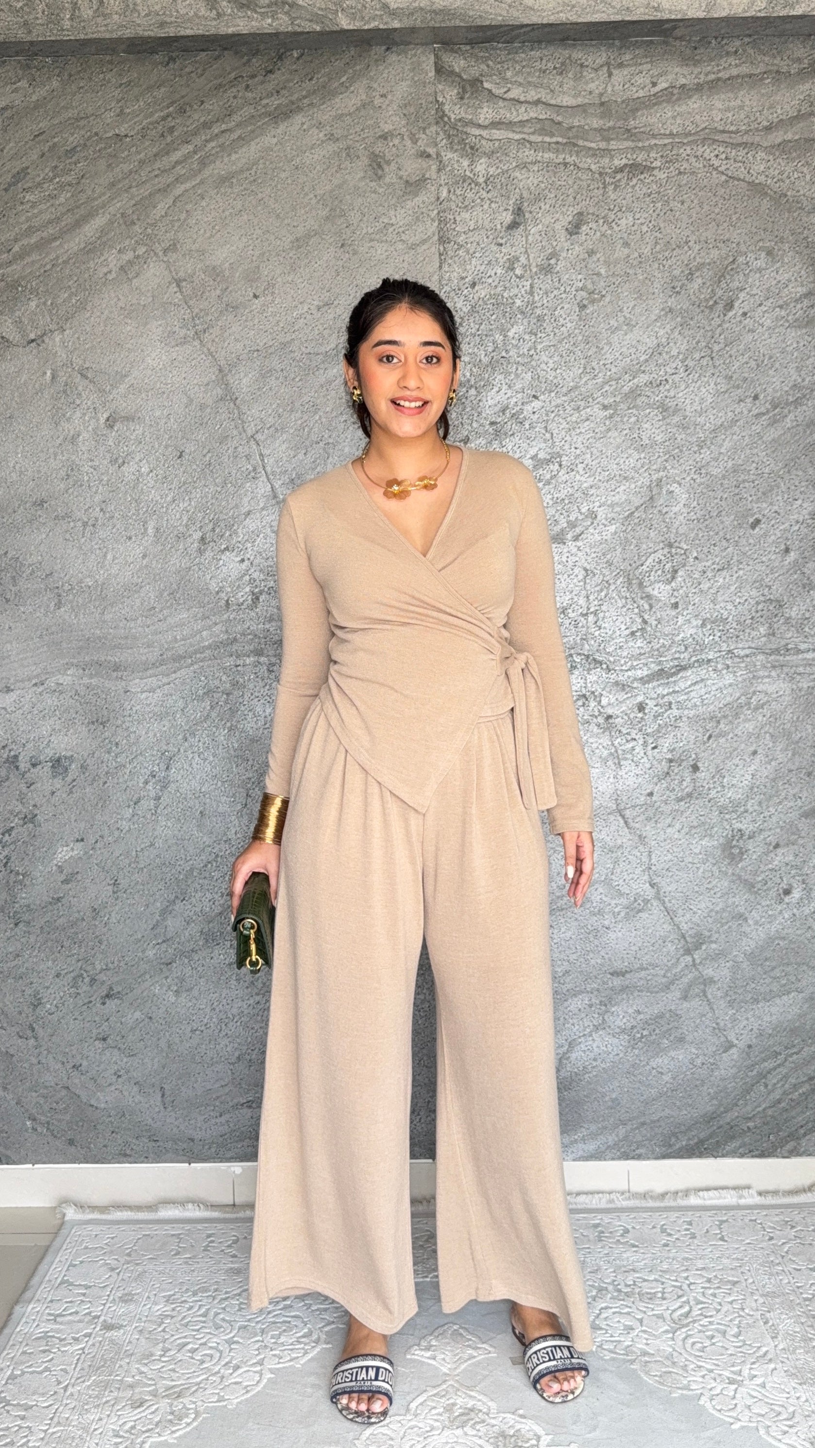 Biege Coord Set