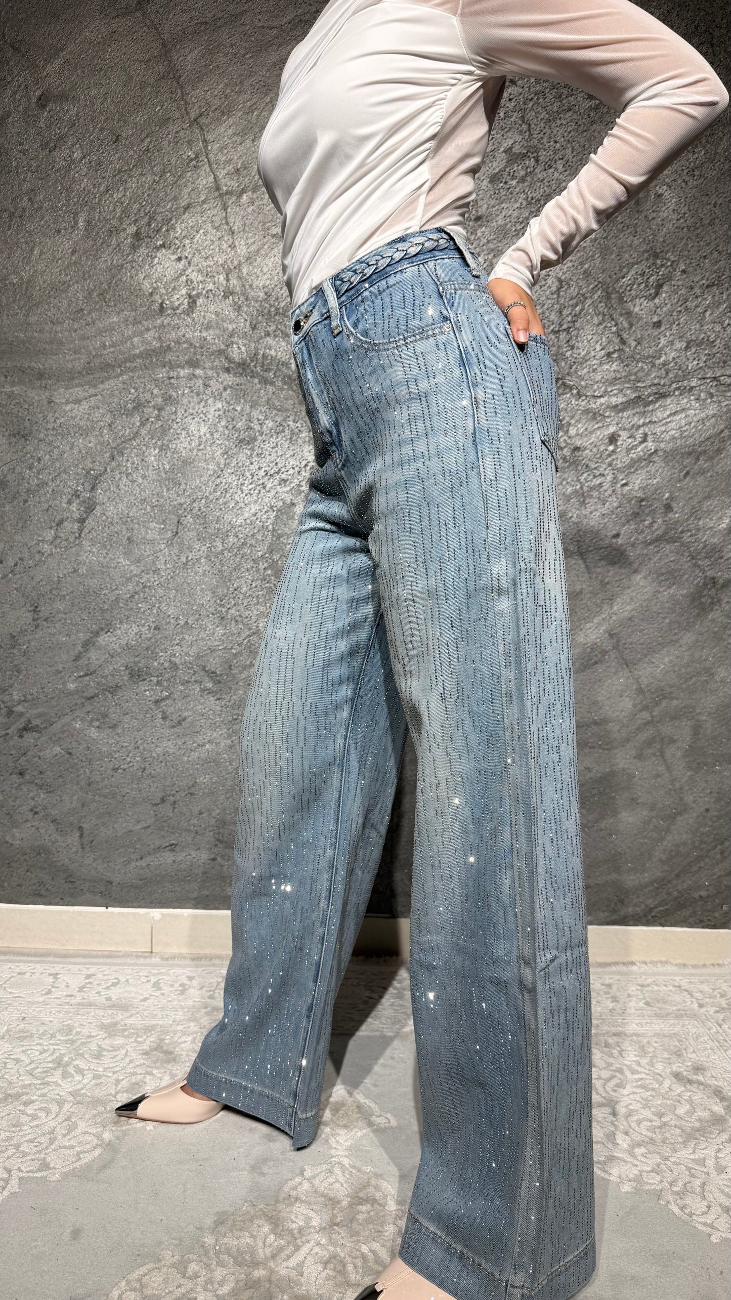 Crystal Flare Jeans