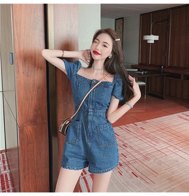 Denim jumpsuit