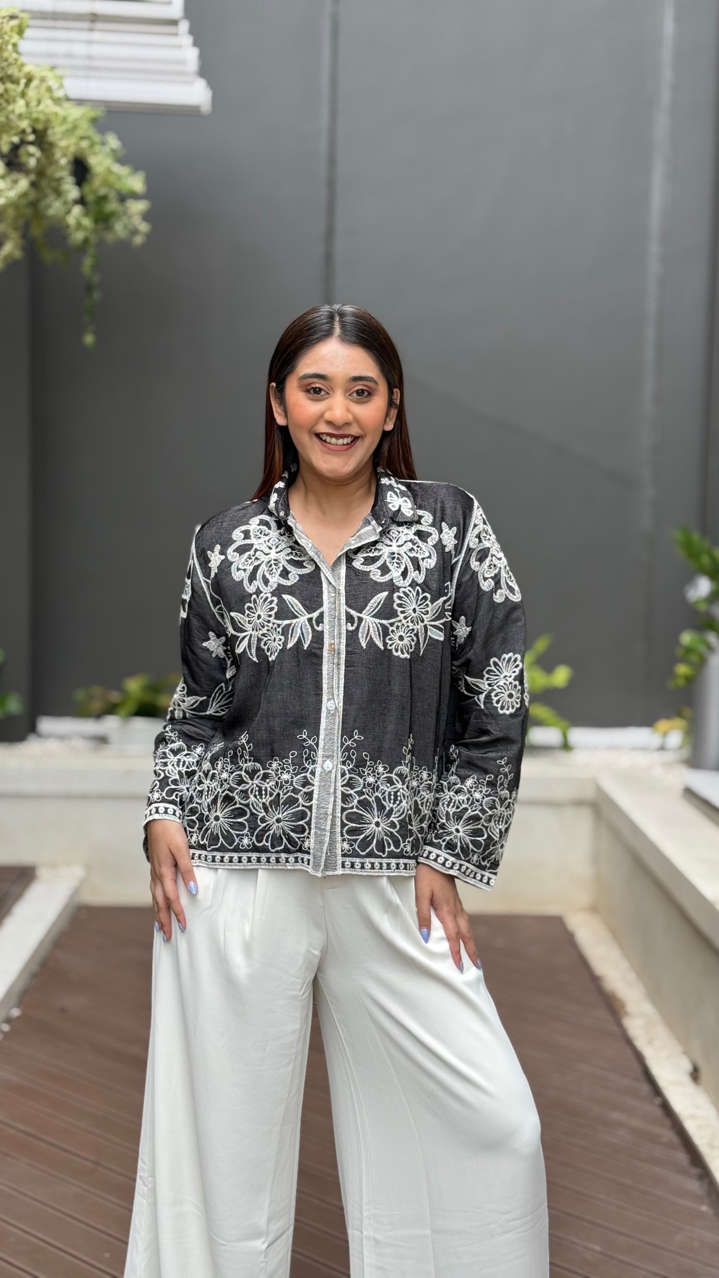 Bohemian Embroidery Shirt