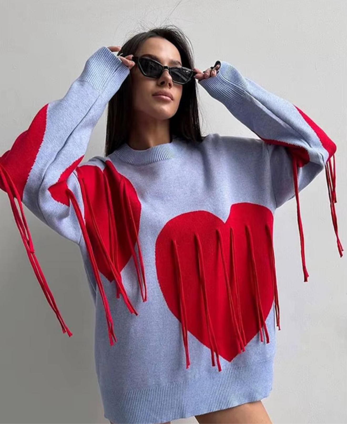 Korean Heart Sweater