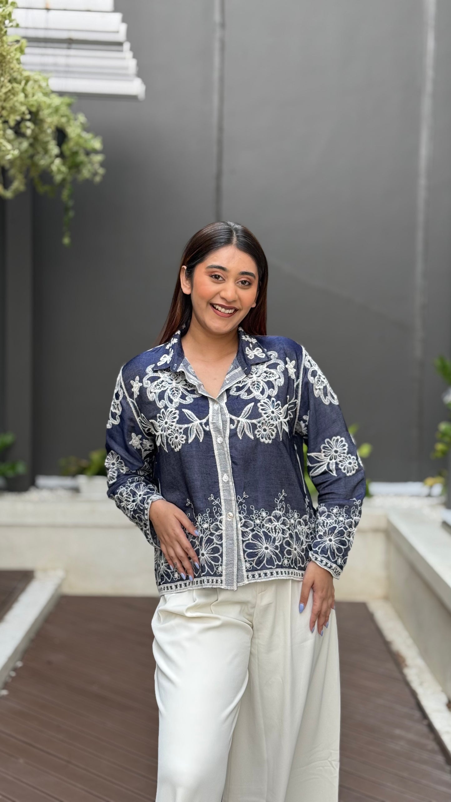 Bohemian Embroidery Shirt