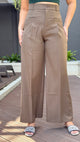 High waisted Khaki Trousers