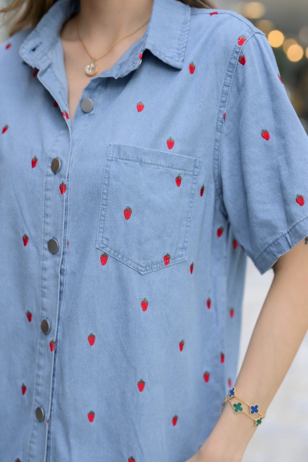 Strawberry Denim Coord
