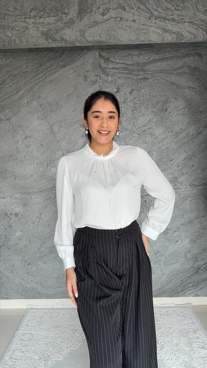 Satin Whisper Blouse