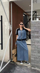 Skirt Denim Coord Set