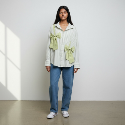 Bow Strips shirt