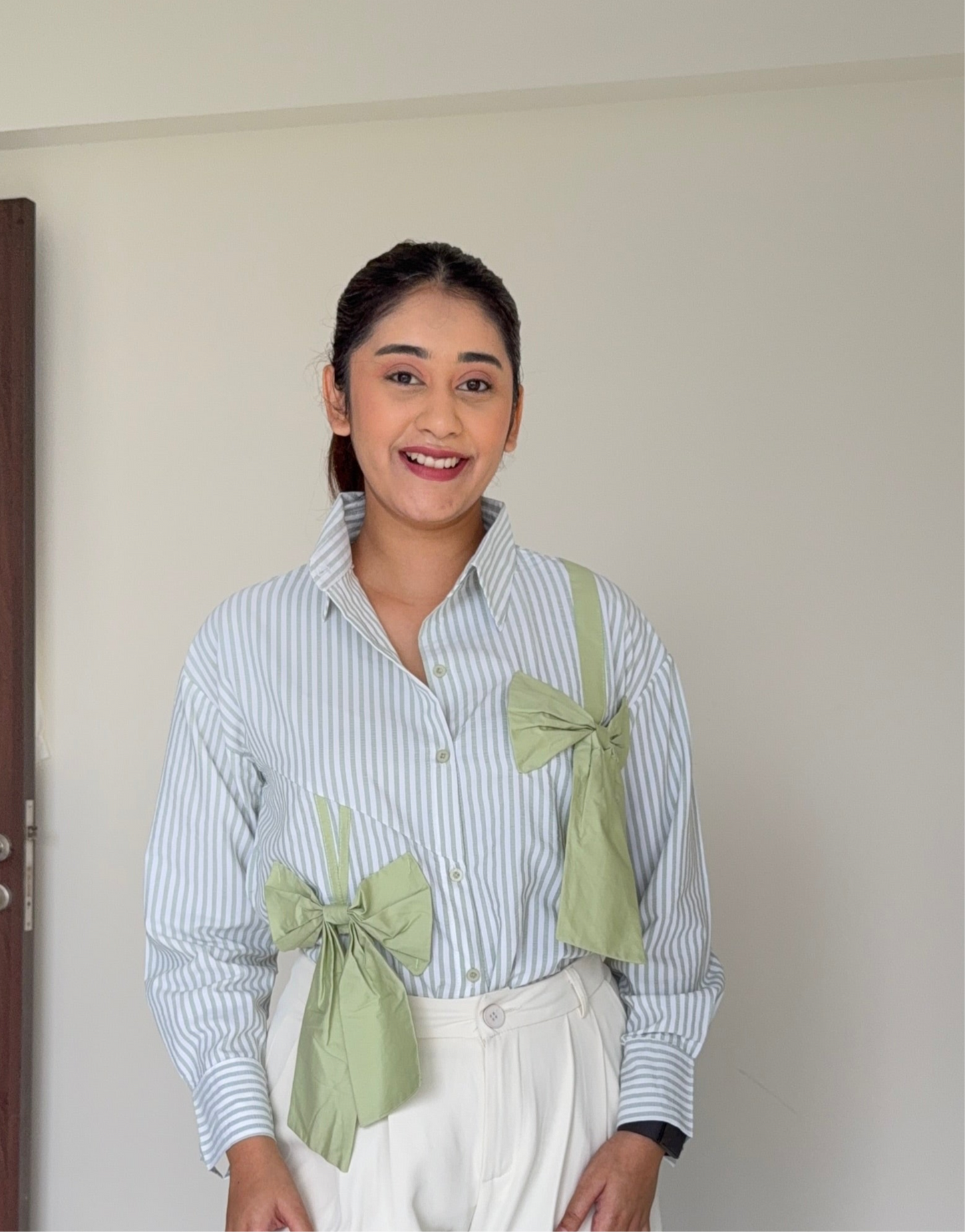 Bow Strips shirt