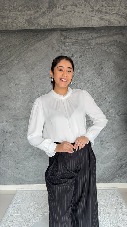 Satin Whisper Blouse