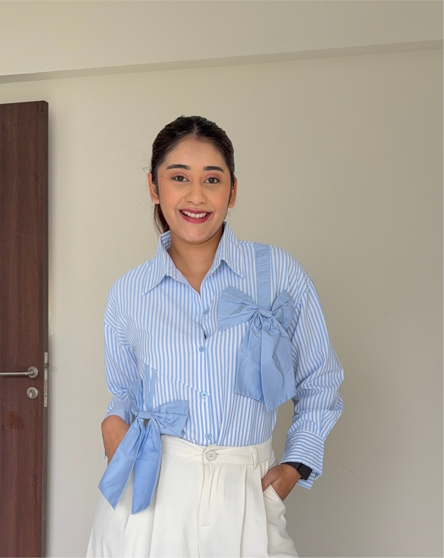 Bow Strips shirt