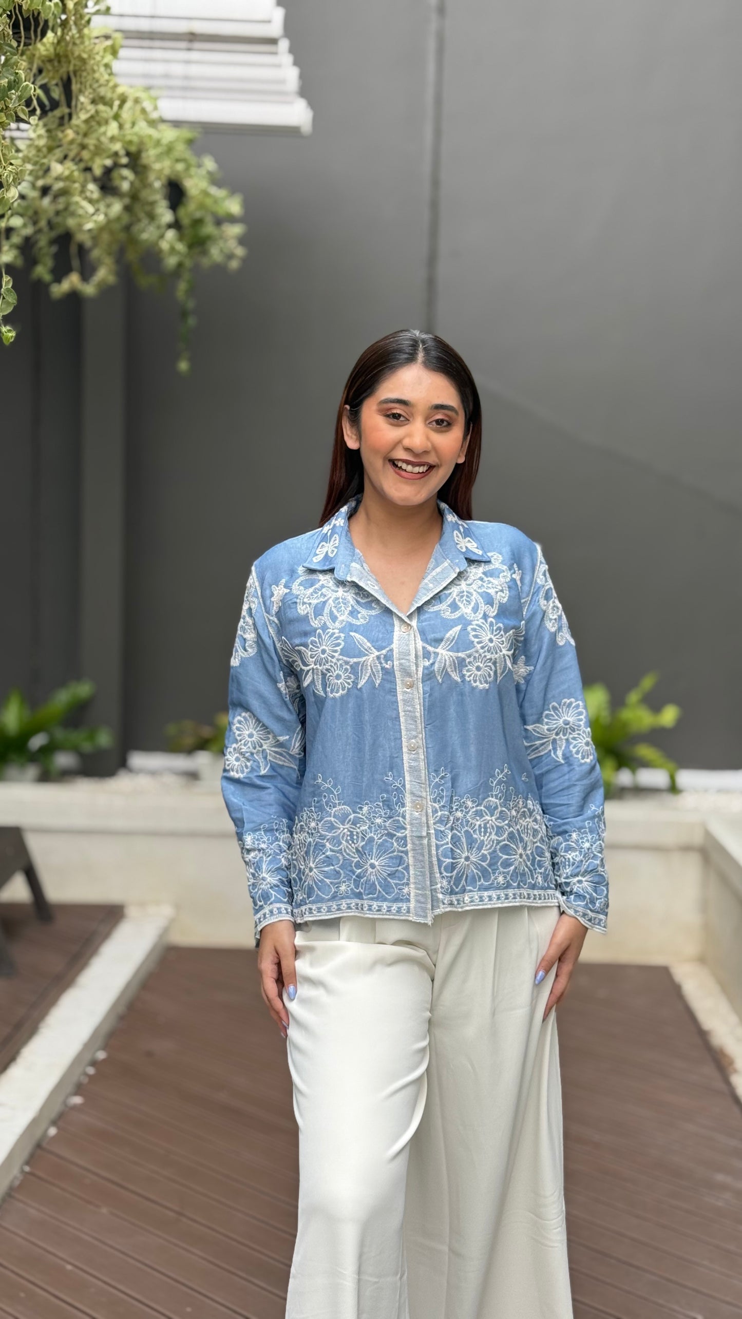 Bohemian Embroidery Shirt