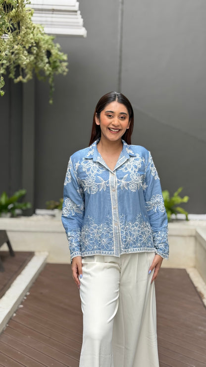 Bohemian Embroidery Shirt