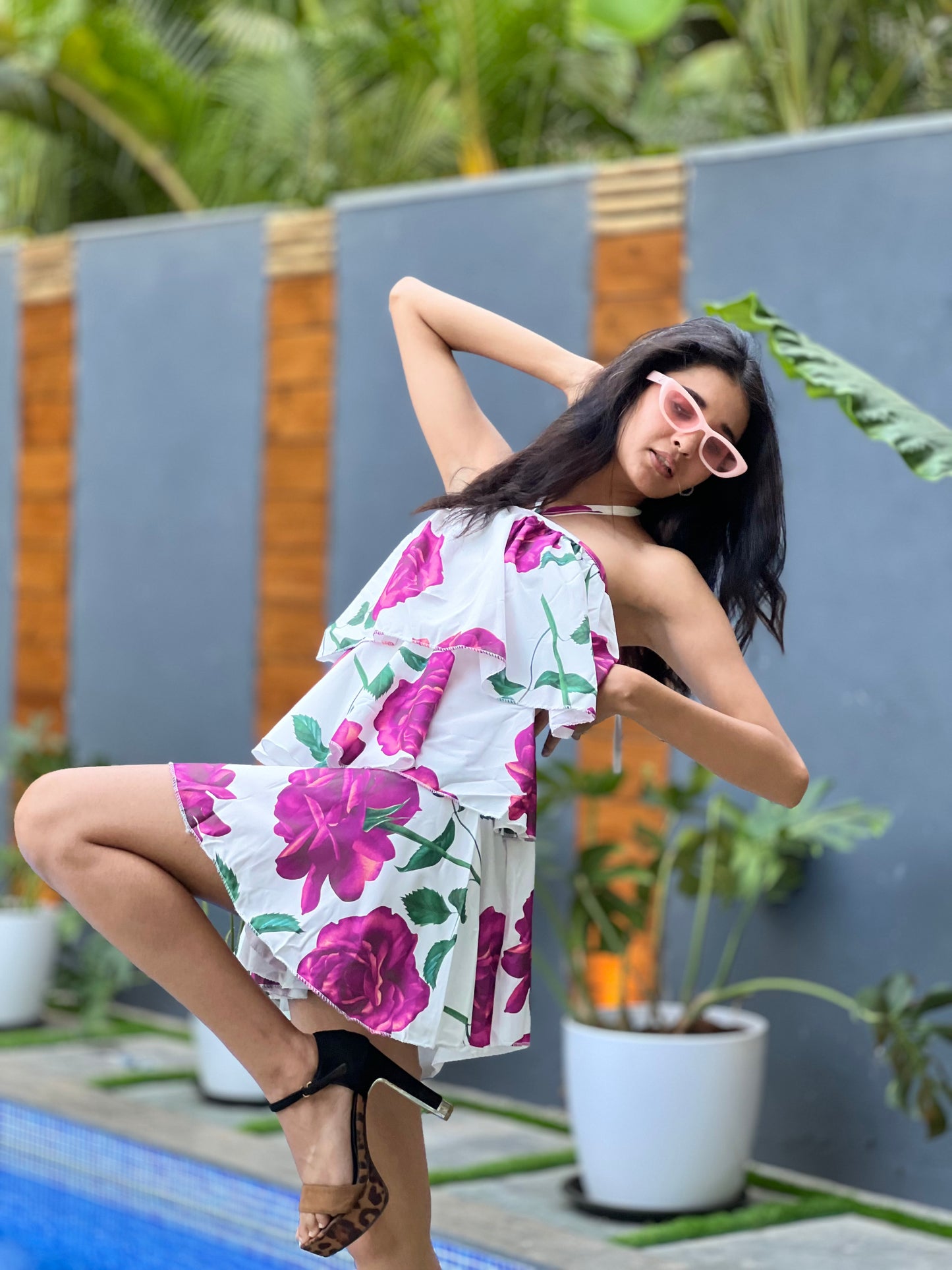 Pink Peony Dress