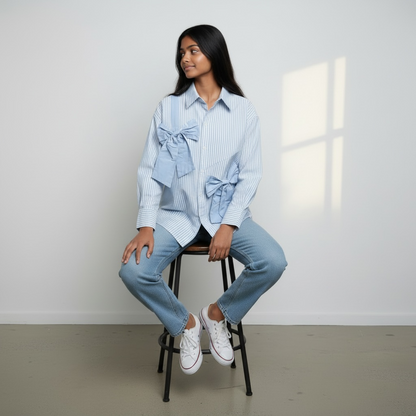 Bow Strips shirt