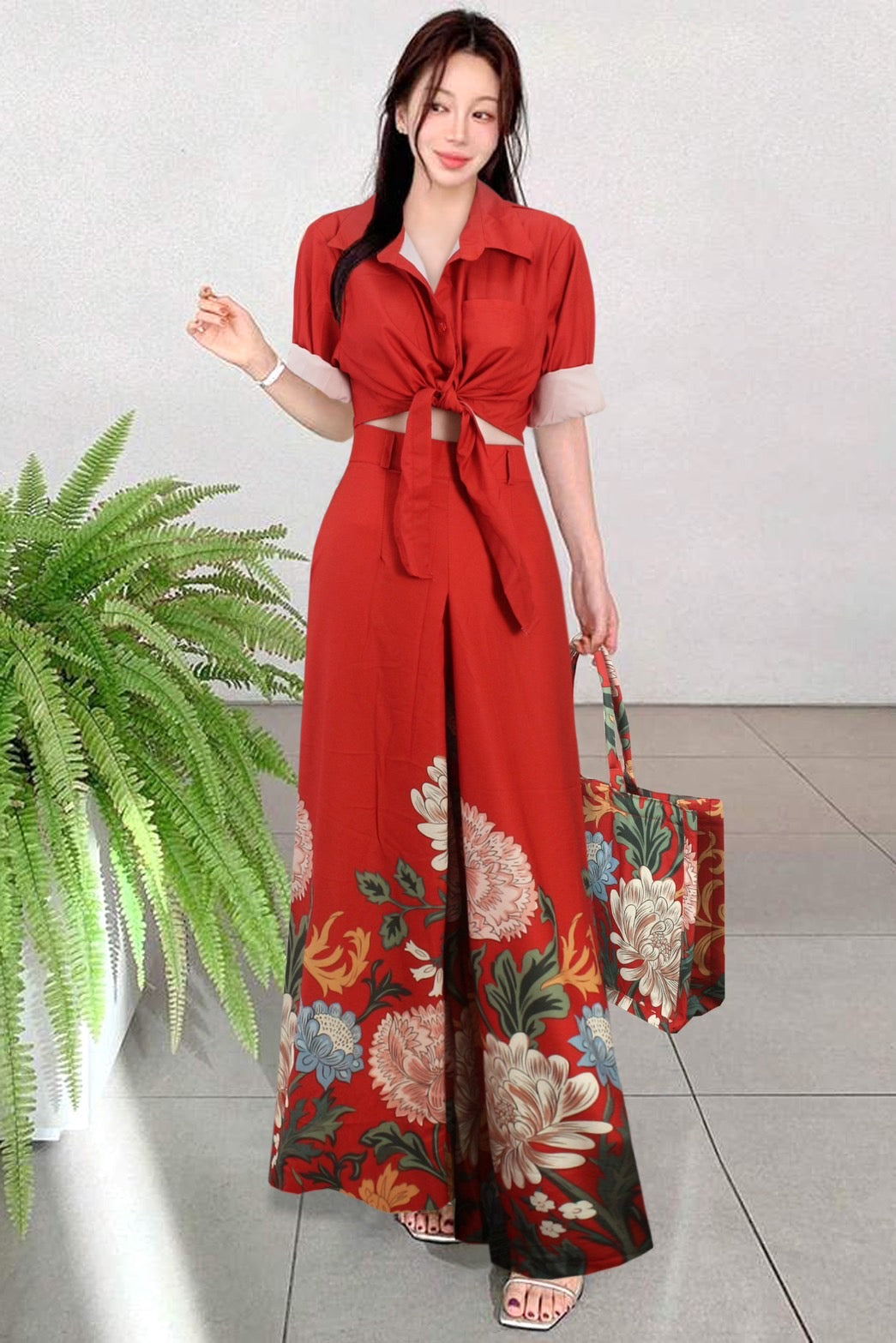Tropical Coord Set with bag