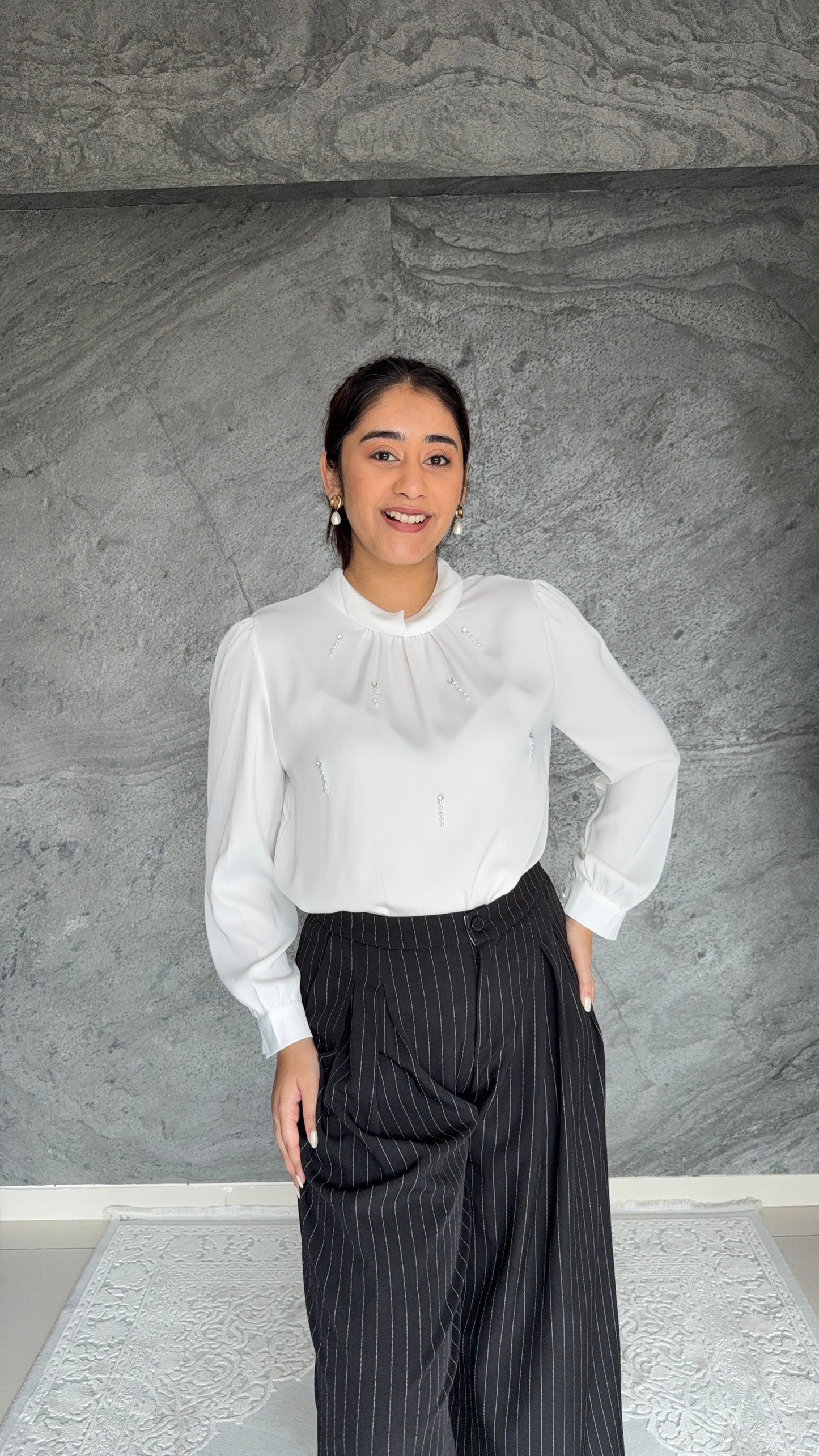 Satin Whisper Blouse