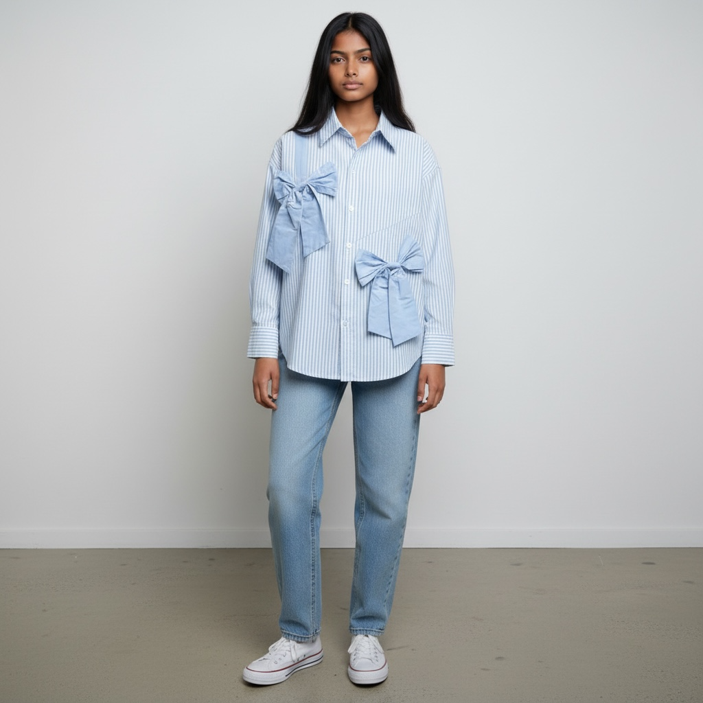 Bow Strips shirt