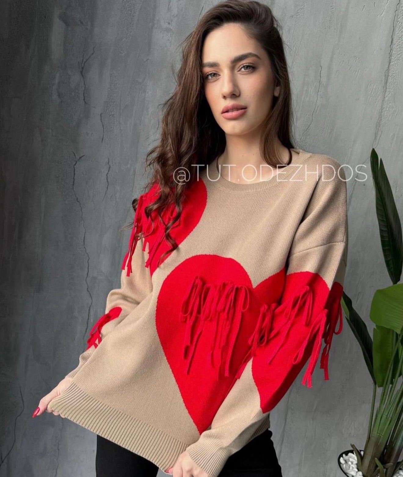 Korean Heart Sweater