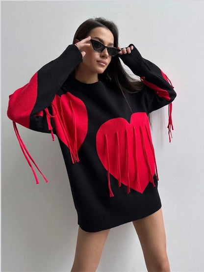 Korean Heart Sweater