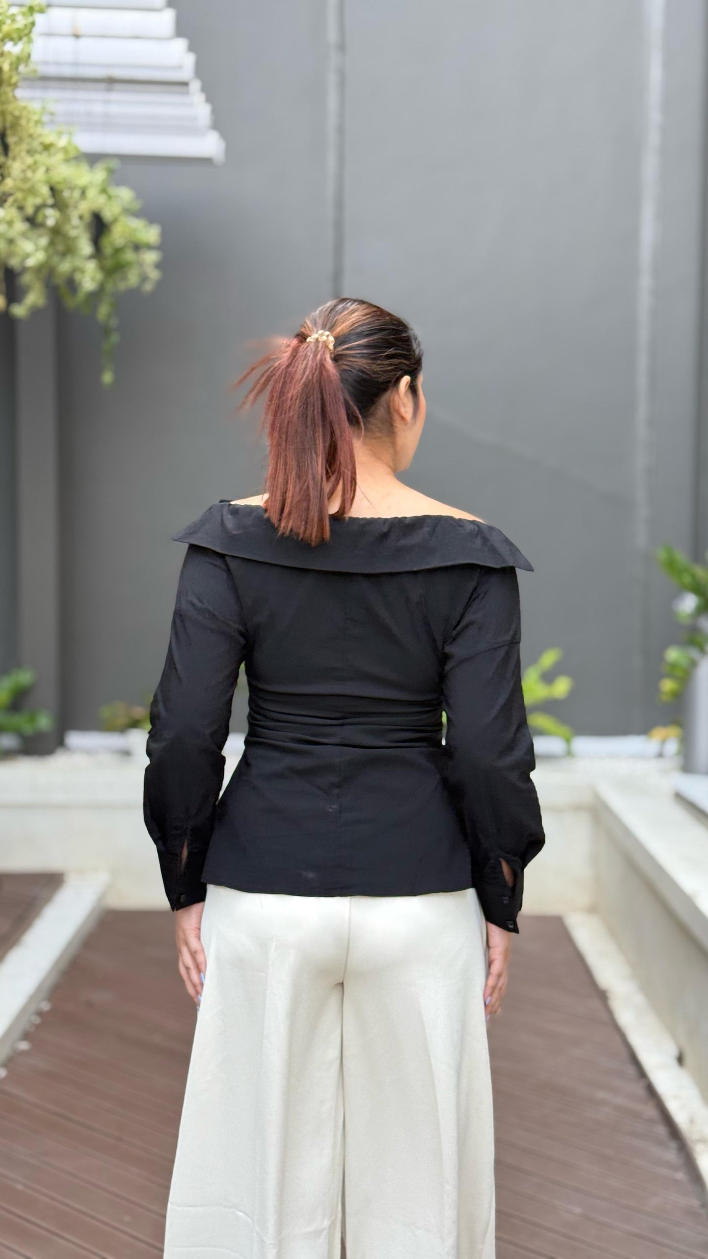 Formal off shoulder