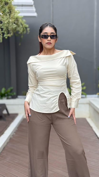 Formal off shoulder
